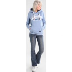 Bluzy damskie: Superdry VINTAGE LOGO FOIL POP ENTRY HOOD Bluza z kapturem cali blue marl