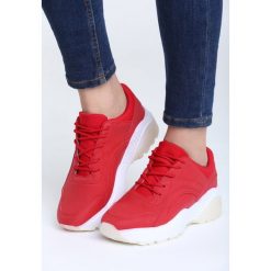 Czerwone Sneakersy Backyard. Czerwone sneakersy damskie vices, z materiału. Za 89,99 zł.