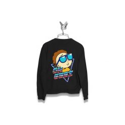 Bluza Morty Oh Geez Męska. Czarne bluzy damskie Failfake, s, bez wzorów, bez kołnierzyka, bez rękawów, bez kaptura. Za 170,00 zł.