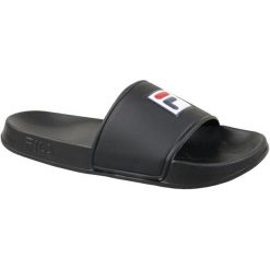 Fila Palm Beach Slipper 1010287-25y 47 Czarne. Czarne kapcie męskie marki Fila, ze skóry. Za 119,99 zł.