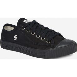 G-Star Raw - Tenisówki. Czarne trampki i tenisówki damskie G-Star RAW, bez wzorów, z materiału, na sznurówki. Za 319,90 zł.