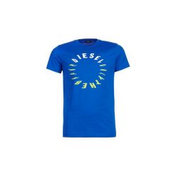 T-shirty z krótkim rękawem Diesel T DIEGO Y2. Niebieskie t-shirty męskie Diesel, s, bez wzorów, bez kołnierzyka, krótkie. Za 104,30 zł.
