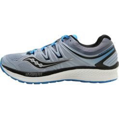 Buty do biegania męskie: Saucony HURRICANE ISO 4 Obuwie do biegania Stabilność grey/blue/black