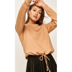 Vero Moda - Bluza. Bluzy damskie Vero Moda, s, bez wzorów, z bawełny, bez rękawów, z kapturem. W wyprzedaży za 99,90 zł.