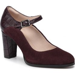 Półbuty CLARKS - Kaylin Alba 261456894 Burgundy Combi. Czerwone półbuty damskie Clarks, bez wzorów, ze skóry, bez obcasa, na obcasie, bez zapięcia. W wyprzedaży za 289,00 zł.