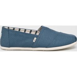 Toms - Espadryle Heritage Canvas. Niebieskie espadryle męskie Toms, bez wzorów, ze skóry. W wyprzedaży za 159,90 zł.