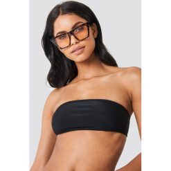 NA-KD Swimwear Góra bikini bandeau z teksturą - Black. Czarne bikini marki NA-KD Swimwear. Za 72,95 zł.