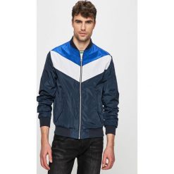 Jack & Jones - Kurtka bomber. Niebieskie płaszcze męskie Jack & Jones, xl, bez wzorów, z poliesteru, krótkie, bez kaptura. W wyprzedaży za 259,90 zł.