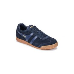 Buty Gola Harrier. Niebieskie trampki męskie marki Gola, bez wzorów, bez zapięcia. Za 379,00 zł.