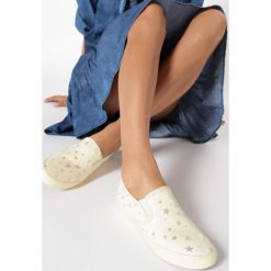 Żółte Slip On Break Fee. Żółte trampki i tenisówki damskie Born2be, bez wzorów, bez zapięcia. W wyprzedaży za 39,99 zł.