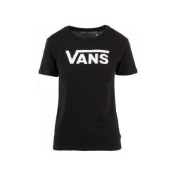 Vans Koszulka Flying V Crew Black Xs. Czarne bluzki sportowe damskie Vans, uniwersalny, z klasycznym kołnierzykiem. W wyprzedaży za 69,00 zł.