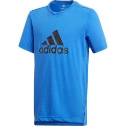T-shirty chłopięce: Adidas Koszulka chłopięca YB Prime Logo Tee niebieski r. 164 (CF7079)