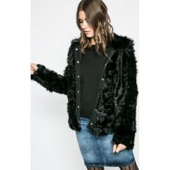 Trussardi - Kurtka dwustronna. Czarne kurtki damskie marki Trussardi, s, bez wzorów, z poliesteru, krótkie, z kapturem. W wyprzedaży za 2999,00 zł.