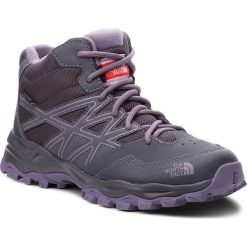 Trekkingi THE NORTH FACE - Hedgehog Hiker Mid Wp NF00CJ8Q5SS Periscope Grey/Purple Sage. Szare śniegowce dziewczęce marki The North Face, na sznurówki. W wyprzedaży za 229,00 zł.