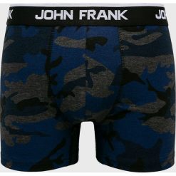 John Frank - Bokserki. Szare bokserki męskie John Frank, bez wzorów, z elastanu. W wyprzedaży za 29,90 zł.