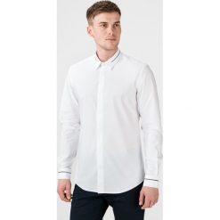 Antony Morato Koszula Biały. Białe koszule męskie Antony Morato, xxl, bez wzorów, z bawełny, bez kołnierzyka, z długim rękawem. Za 257,95 zł.
