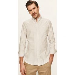 PRODUKT by Jack & Jones - Koszula 12147639. Szare koszule męskie PRODUKT by Jack & Jones, s, bez wzorów, z bawełny, casualowe, button down, z długim rękawem. W wyprzedaży za 79,90 zł.
