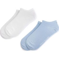 Zestaw 2 par niskich skarpet męskich TOMMY HILFIGER - 342023001 Blue Combi 832. Niebieskie skarpetki męskie TOMMY HILFIGER, bez wzorów, z elastanu. Za 44,99 zł.