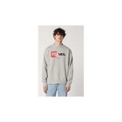 Bluzy Diesel 00S8WC 0IAEG S-SAMY. Szare bluzy męskie Diesel, s, bez wzorów, bez kołnierzyka, bez rękawów, bez kaptura. Za 319,59 zł.