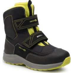 Śniegowce GEOX - J N.Alaska B.B Wpf H J847PH 0FUCE C0802 S Black/Lime. Czarne śniegowce chłopięce Geox, bez zapięcia. Za 329,00 zł.