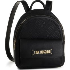 Plecak LOVE MOSCHINO - JC4017PP18LB100A Nero. Czarne plecaki damskie Love Moschino, bez wzorów, ze skóry ekologicznej, klasyczne. Za 899,00 zł.