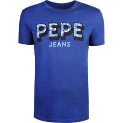 Pepe Jeans T-shirt "Redlog". T-shirty męskie Pepe Jeans, z nadrukiem, z bawełny, z okrągłym kołnierzem. Za 79,00 zł.