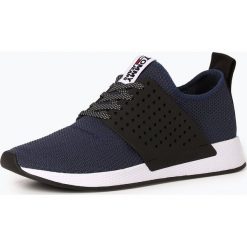 Tommy Jeans - Tenisówki męskie, niebieski. Niebieskie trampki męskie marki Tommy Jeans, w paski, z jeansu, z paskami. Za 349,95 zł.
