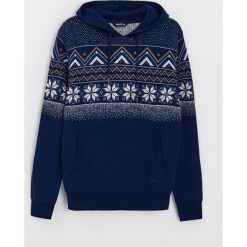 Dzianinowy sweter z wełną -. Swetry męskie Cropp, s, bez wzorów, z wełny, bez kołnierzyka, bez kaptura. Za 109,99 zł.