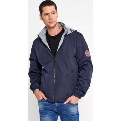 Granatowa Dwustronna Kurtka Kimophite. Niebieskie kurtki męskie Born2be, xl, bez wzorów. Za 149,99 zł.
