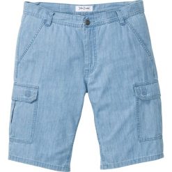 Bermudy dżinsowe z letniego denimu Regular Fit bonprix niebieski "bleached”. Niebieskie jeansy męskie bonprix, na lato, m, bez wzorów. Za 89,99 zł.