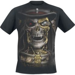Spiral Steam Punk Reaper T-Shirt czarny. Czarne koszulki męskie Spiral, s, z nadrukiem, z okrągłym kołnierzem. Za 74,90 zł.