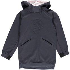 Bluza "Sabrine 603" w kolorze antracytowym. Szare bluzy dziewczęce rozpinane LEGO Wear, z nadrukiem. W wyprzedaży za 105,95 zł.