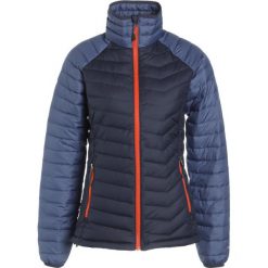 Columbia POWDER Kurtka Outdoor nocturnal/bluebell. Niebieskie kurtki damskie softshell Columbia, m, z materiału, outdoorowe. W wyprzedaży za 343,20 zł.