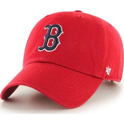 47brand - Czapka Boston Red Sox. Czerwone czapki męskie marki 47brand. W wyprzedaży za 69,90 zł.