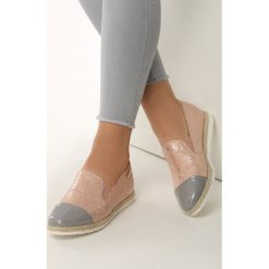 Różowe Espadryle Southliers. Różowe espadryle damskie Multu, bez wzorów, bez obcasa. Za 29,99 zł.