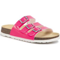 Klapki SUPERFIT - 6-00113-57-D Rosa. Różowe sandały dziewczęce Superfit, ze skóry ekologicznej, bez zapięcia. Za 139,00 zł.