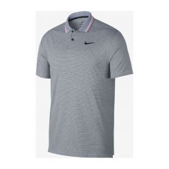 Nike Vapor Polo Koszulka Szary. Szare podkoszulki męskie Nike, s, bez wzorów, z elastanu, polo, bez rękawów. Za 343,95 zł.