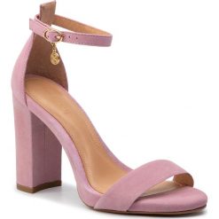 Sandały KAZAR - Saphire 37733-02-P3 Pink. Różowe klapki damskie Kazar, bez wzorów, ze skóry, na wysokim obcasie, na obcasie. W wyprzedaży za 269,00 zł.