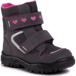 Śniegowce SUPERFIT - GORE-TEX 1-000045-2000 S Grau/Rosa. Szare śniegowce dziewczęce Superfit, bez zapięcia. Za 299,00 zł.