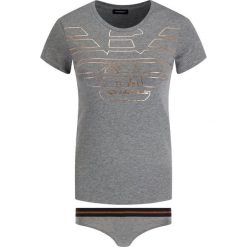 Piżama Emporio Armani Underwear 163817 9A232 06749. Szare piżamy damskie Emporio Armani Underwear, m, bez wzorów, z elastanu, bez rękawów. W wyprzedaży za 219,00 zł.