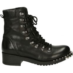 Botki - MT549 VAC NER. Czarne botki damskie skórzane Venezia. Za 579,00 zł.