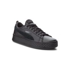 PUMA 36648701 Smash Platform L Czarny. Czarne buty sportowe damskie Puma, bez wzorów, ze skóry, sportowe. Za 279,99 zł.