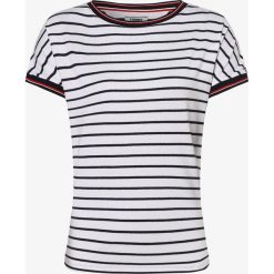 Tommy Jeans - T-shirt damski, biały. Białe t-shirty damskie Tommy Jeans, s, w paski, z jeansu, sportowe, bez kołnierzyka. Za 119,95 zł.