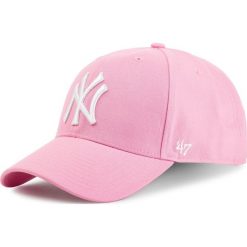Czapka z daszkiem 47 BRAND - New York Yankees B-MVPSP17WBP-RS Rose. Różowe czapki damskie 47 Brand, bez wzorów, z wełny. Za 89,00 zł.