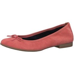Tamaris Kobiety Coral Suede Baleriny 1-1-22116-20-562 (Rozmiar 39). Różowe baleriny damskie marki Tamaris, z zamszu. W wyprzedaży za 175,00 zł.