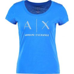 T-shirty damskie: Armani Exchange Tshirt z nadrukiem victoria blue