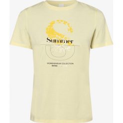 BOSS Casual - T-shirt damski – Tenovel, żółty. Żółte t-shirty damskie BOSS Casual, l, bez wzorów, z bawełny, eleganckie, bez kołnierzyka. Za 219,95 zł.