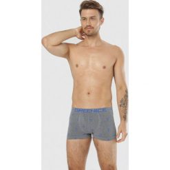 Szaro-Granatowe Bokserki Molsis. Szare bokserki męskie Born2be, bez wzorów. W wyprzedaży za 19,99 zł.