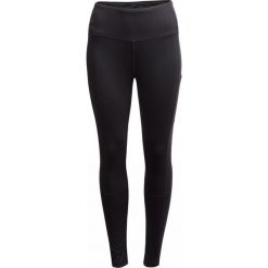 Legginsy treningowe damskie SPDF601 - głęboka czerń - Outhorn. Czarne spodnie damskie marki Outhorn, bez wzorów, na fitness i siłownię. Za 89,99 zł.