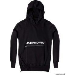 Bluza Męska HOODIE EX OVE UNFVCKINREAL BLACK. Czarne bluzy męskie Pakamera, m, bez wzorów, z kapturem, z długim rękawem, długie, z kapturem. Za 233,00 zł.